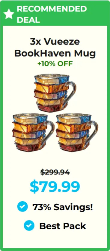 Vueeze Bookhaven Mug price 